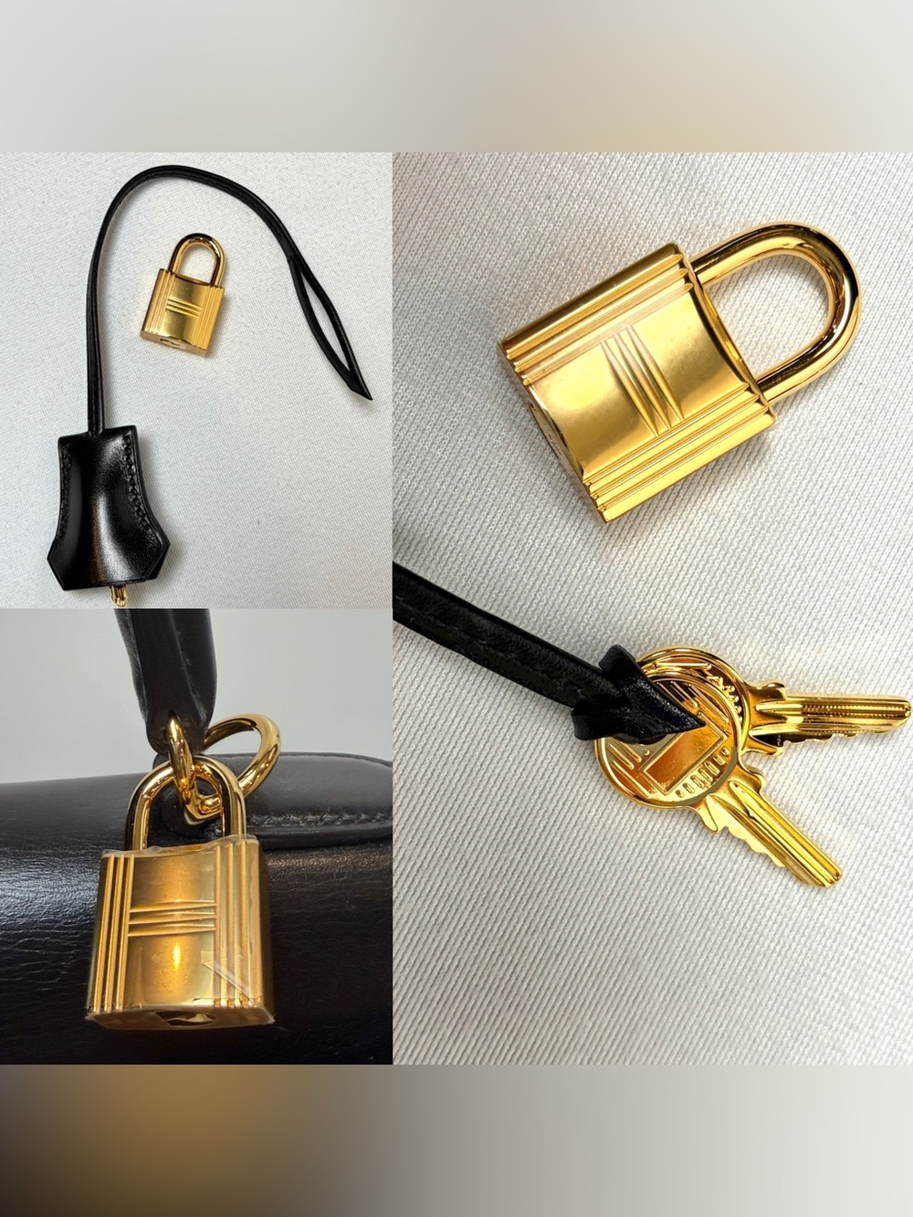 Hermes VTG Kelly 32 Box Leather Sellier,new Gold Hrdware, refurbished@Hermes spa - Picture 10 of 16